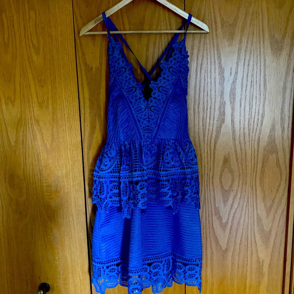 Blue dress